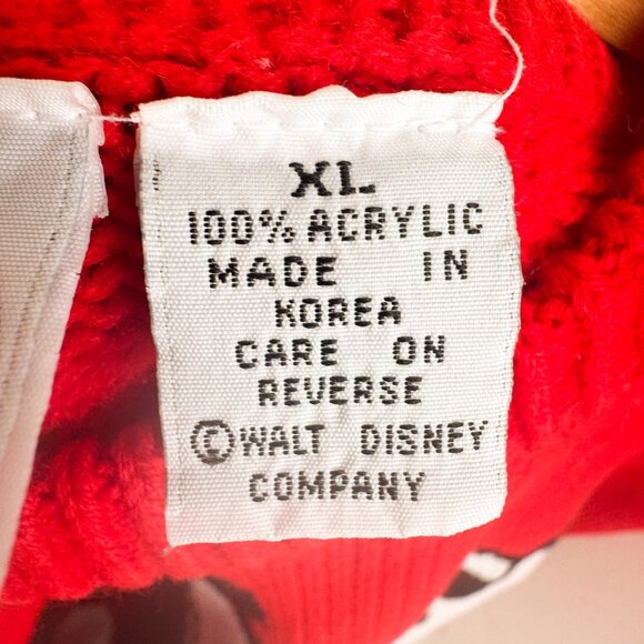 Mickey and Co. by J.G Hook Vintage Graphic Pullover Sweater XL - Picture 5 of 7